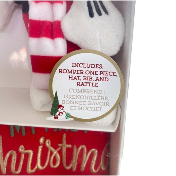 Disney Store Mickey Mouse and Friends My First Christmas Baby Gift Set 0-3M - Picture 7 of 11